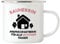Hey!Print Bauherrin Emaille Tasse Richtfest Hausbau Häuslebauer Geschenk Einzug Eigenheim Lustig Spruch