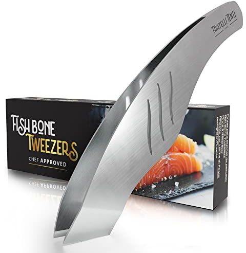 Pince à Désarêter - Pince à Arêtes de Poisson - Parfaite Pour Retirer les Arêtes et les Écailles de Poisson, Pour Servir le Saumon en Tranches, le Sashimi et Tout Autre Poisson