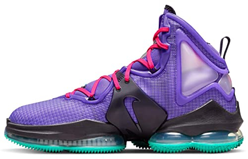 Nike Lebron XIX Herren Basketball Trainers CZ0203 Sneakers Schuhe (UK 9.5 US 10.5 EU 44.5, wild Berry 500)