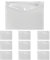 VELOFLEX A452010 - Dokumentenhülle Crystal, 10 Stück, DIN A3, Dokumententasche mit Klettverschluss, PP, transparent