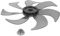 SEWOART Replacement Fan for Table Fan Replacement Accessory Compatible with Most Household Fans and Efficient Fan Repair Part