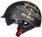 Halbschalenhelm mit ECE, Retro Motorrad Jethelm Chopper Helm mit Sonnenblende Für Erwachsene Männer Und Frauen Cruiser Moped Scooter ATV M~XXL