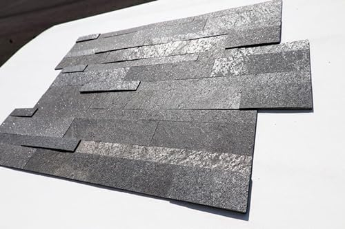 Steinfurnier Naturstein Wandverkleidung Universal ECHTSTEIN Marmor Schiefer Basalt Quarzit Steinplatte Klinker Riemchen