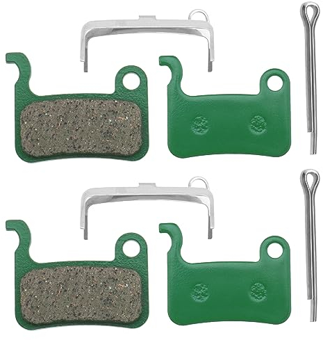 YINETTECH 2 Paar Keramik Bremsbeläge Kompatibel mit Xiaomi Mi 3 E-Scooter Scheibenbremsbelag Scooter Ersatzteil Zubehör 32x27x4mm Grün