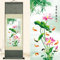 Newscz Asiatische Wandkunst für Flur und Treppe, Seidenschnörkelbilder, Fische, Koi-Karpfen, Wanddekoration, Raumdekoration, ästhetische Schlafzimmer-Tapisserie, Wandgemälde für Wohnzimmer, Zuhause,