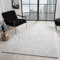 VIMODA Teppich Wohnzimmer Teppich Schlafzimmer 3D Effekt modern Weich kurzflor Wellenmuster Qualitativ, Farbe:Grau, Maße:160x230 cm