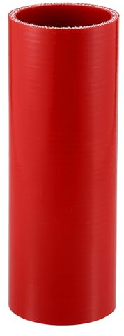 X AUTOHAUX 1 pièce 60 mm 2,36 ID 200 mm 7,87 Longueur 0 degré Tuyau de refroidissement en silicone pour voiture rouge universel