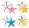 4 stampi in silicone a forma di stella marina per torte, fondente, stelle marine, decorazioni per torte fai da te, cioccolato, caramelle, argilla polimerica, progetti artigianali