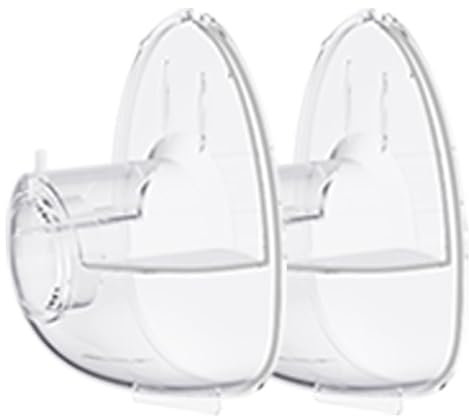 Lulia Milchpumpen Milchschale, nur Kompatibel mit LU05, mit Versiegeltem Flansch 24 mm(2 PCS)
