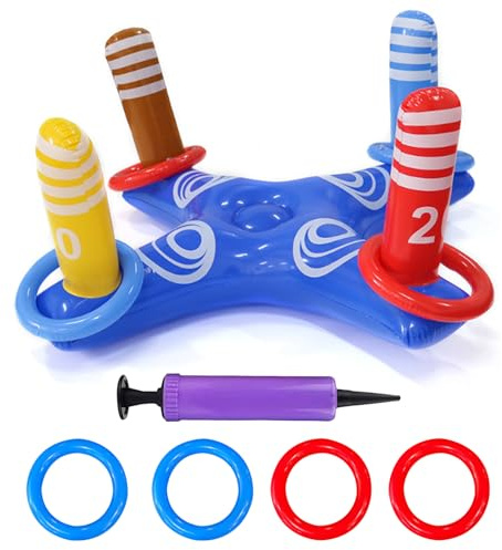 HTTDSLF Juego Inflable de Lanzamiento, Juegos de Piscina Inflables, Juguetes inflables para Piscinas, Juguetes de Fiesta, para Nadar y Jugar en Piscina para Adultos y Niños