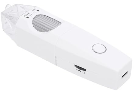 Acouto Microscope Numérique 2MP 50X à 1000X Caméra d'inspection de Microscope Portable USB avec Support 8 Lumières LED pour la capacité des Cheveux de la Peau Numérique Ce RanginDigital