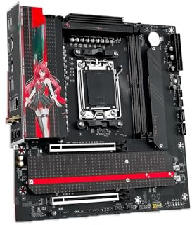 Motherboard Scheda madre Fit For AM5 DDR5 96 GB GAMING B650 Chipset WiFi 6 PCIe 4.0 3x M.2 USB 3. Type-C 9000 MHz for Ryzen 7 9700X, Mirco ATX