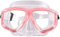 WOWDECOR Tauchmaske für Erwachsene und Kinder mit Kurzsichtigkeit Kurzsichtig, Schnorchelmaske Taucherbrille Dioptrin Dioptrien Korrektur, Pink und transparent (-9,0)
