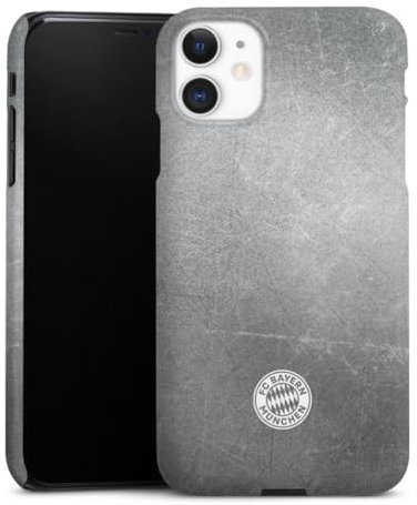 Premium Case kompatibel mit Apple iPhone 11 Smartphone Handyhülle Schutzhülle matt Beton FC Bayern München FCB