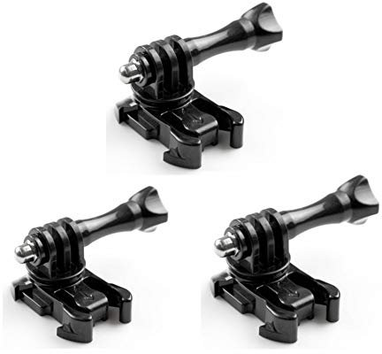 Vcufflinks 3 pcs 360 Degree Rotate Screw Swivel Mount for GoPro Hero 12/11 / 10/9 / 8/7 / 6/5 / 4 / Session / 3+ / 3/2 / 1, Fusion, Max, and Most action Cameras