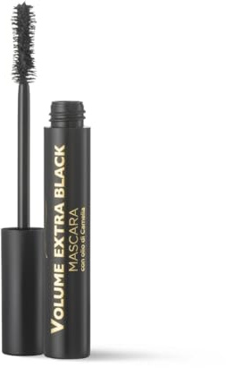 Bottega Verde - Mascara Volume Extra Black, con Olio di Centella, 8 ml | Effetto Volumizzante, Nero Intenso
