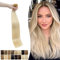 Silk-co 20inch Pre Bonded Stick Tip Human Hair Extensions 1g #60 Platinum Blonde 50 Strands Real Remy Keratin I Tip Hair Extension Straight
