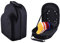 Hutkoffer für Reisen, Hüte, Tragetasche, Kappenträger, Baseballkappe, Aufbewahrungskoffer, Hutbox für Baseballkappen, Hut-Organizer für 6 Kappen, Hut-Koffer für Reisen, schwarz