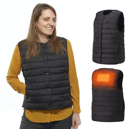 Iris Ohyama, Heated vest/jacket, L, men, 4 heating levels from 38 to 53° C, Light & thin for great comfort outdoor activities