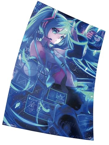 Hatsune Miku Poster Größe 15 x 23(38 x 58 cm) Dekorative Rahmenloses Kunst Geschenk