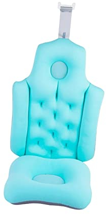 Fenteer Badewannenkissen Zubehör, Atmungsaktiv, Wasserdicht für Die Badewanne, Blau