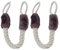 Türstopper Klinke,2 Stück Baumwolle Türstopper Klinke,Türkordel,Türkordel Klemmschutz,Türkordeln Türstopper,für Türen Haustier und Kinder Fingerschutz (Braun)
