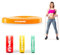 GYMERK Resistance Bands, Naturlatex Widerstandsbänder Krafttraining, Fitnessbänder für Yoga, Pilates, Physiotherapie für Männer und Frauen