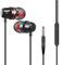 Auricolari con Filo, In-Ear Cuffie con Filo Stereo con Microfono e Controllo del Volume, Cuffie Auricolari Compatibile con Dispositivi da 3,5 mm per iPhone, Galaxy, Sony, Huawei, Xiaomi etc