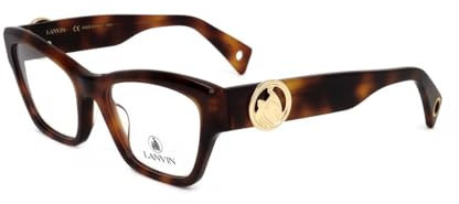 Lanvin LNV2617 214 Havana Eyewear Woman Acetato, Modified Rectangle, 52