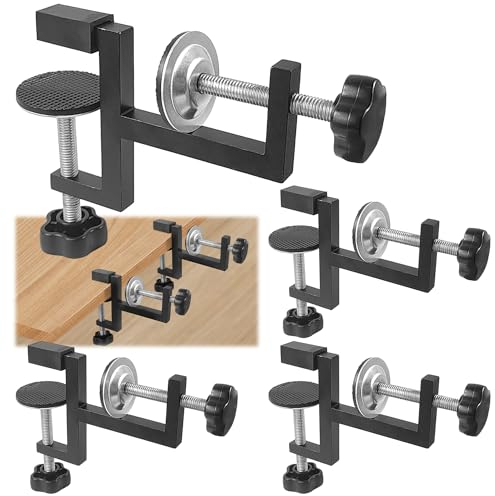 4 Pièces Y Serre Joint, Aluminium Pince Y Réglable, Ouverture Maximale 54 mm, Profondeur 28 mm Mini Serre Joint, Serre Joint Menuisier Clip de Fixation, pour la Fixation Du Bois, Des Tables (1)