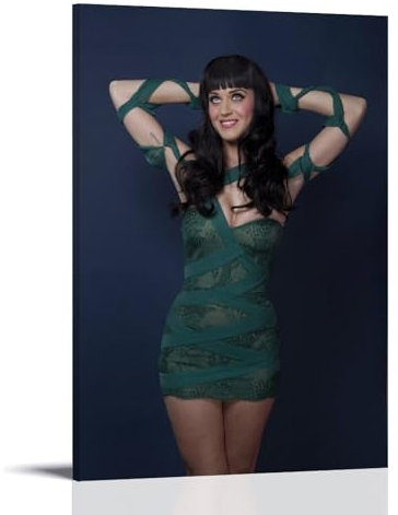 XXueMei Katy Perry-1 Sänger Musikposter, Albumcover, Poster, dekorative Gemälde, Leinwand, Wandposter und Kunstdrucke, moderne Heimdekoration, Poster, 60 x 90 cm, Rahmenstil