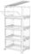 PurKeep Storage Boxes Storage Drawers - Plastic Storage Boxes 25L/Tier, 4-Tier Stackable Storage Boxes with Wheels, Acrylic folding Storage Bins, Storage Organizer for Bedroom Living Room Study Office