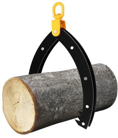 32-Zoll-Stammhebezange,Holzzange Holzzange Forst Frontlader Schwenkbare Schleppzange Aus Stahl, Baumstamm-Greifhaken-Zange Forstzange FüR BaumstäMme