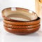 GBHOME 9.5'' Large Pasta Bowls, 42 Ounce Stoneware Salad Bowls for Kitchen, Ceramic Serving Bowls with Textured Pattern for Pasta,Fruit, Stews,Noodle, House-Warming Gift,Set of 4