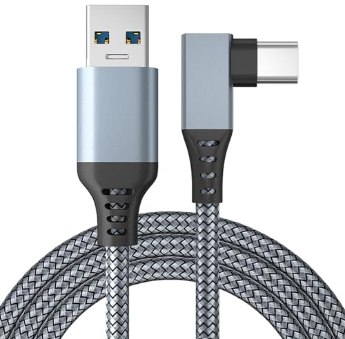 VELATEMOR VR-Link-Kabel, 5 Gbit/s, Datenübertragung, Stabile Verbindung, Komfortables Erlebnis für Gaming-PC, 600 Cm (300cm)