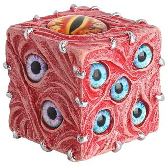 TOYVERSE Würfel, Dekoration, Auge des Dämons, Gotischer Stil, für Spiele, Gesellschaft, Halloween, kreative Freizeit, ab 15 Jahren