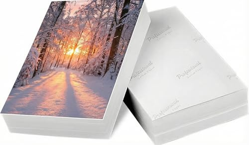 200 Blatt Fotopapier im Format 10 x 15 cm, 230 g/m² Inkjet-Hochglanzfotopapier, schnelltrocknend und wasserfest, geeignet für Inkjet-Drucker