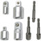 Adapter-Satz 1/4 (6.3mm) 3/8 (10.0mm) und 1/2 (12.5mm) VERBINDUNGSSTÜCK/ÜBERGANGSTEIL/Reduzierstück/Vergrößerungsstück 7-tlg. für Knarren, Nuss, Ratschen, Steckschlüsseln, Akkuschrauber etc.