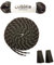 CUBSER Round Boot Laces (3 Pairs) 5mm Durable Shoelaces for Hiking, Walking, Outdoor and Work Boots + Bonus Shoelaces Holder (140cm, Black-Grey)