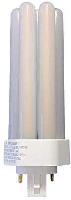 TCP LPLU42B2541K 13W 1600LM 4100K Ballast Bypass Triple Tube LED Retrofit Light Bulb, Replaces 32-42W CFL 2 or 4 Pin G24d / G24q Base Lamps