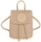 Ynport Crefreak Mochila de paja para mujer, bolso de hombro, con cordón, para la playa, caqui