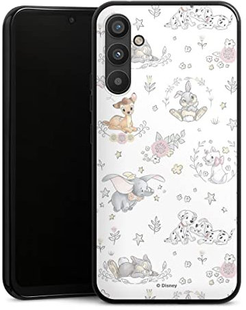 DeinDesign Silikon Hülle kompatibel mit Samsung Galaxy A34 5G Case schwarz Handyhülle Disney Bambi Dumbo