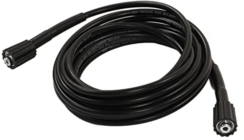 Washing Machine Waste Pipe Extension, Car Wash Hose, 9m Total Length Pressure Washer Hose Car Wash Hose Attachment Drain Down Hose for Driveway Floors (2 End M22 Insert 15MM)
