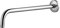 OFFO Shower Arm with Flange 30cm(12 inch) Universal Wall-Mounted Replacement Shower Arm for Fixed Shower Head and Rain Shower Head Chrome