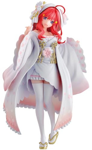 Jiumaocleu The Quintessential Quintuplets Figura Statua Nakano Nin e Nakano Itsuki Action Figure Modello Viola Versione Abito da sposa Ragazze Figurine Decorazione Desktop Regali di Natale per i fan