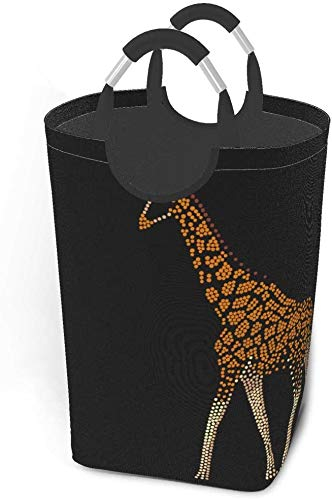 Wäschekorb, Giraffe, Tierwelt, Afrika, Wäschekorb, Spielzeug-Organizer, wasserdichter Kinderzimmerkorb, 50 l