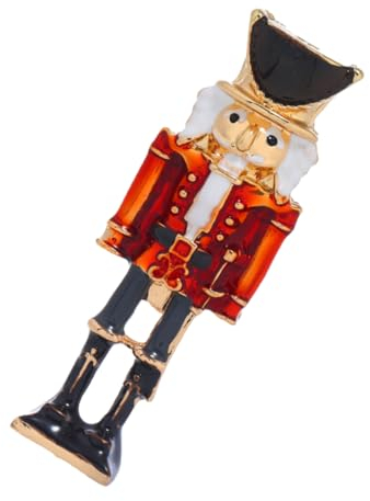 CALLARON Broche Soldat Casse-noisette Jolie Épingle À Revers Pour Fêtes Épingle À Châle Décorative Épingle À Chapeau Vintage Accessoire De Mode