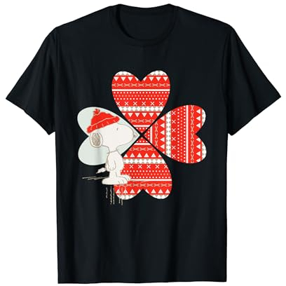 Rote Mütze, Motiv: Peanuts, Snoopy T-Shirt