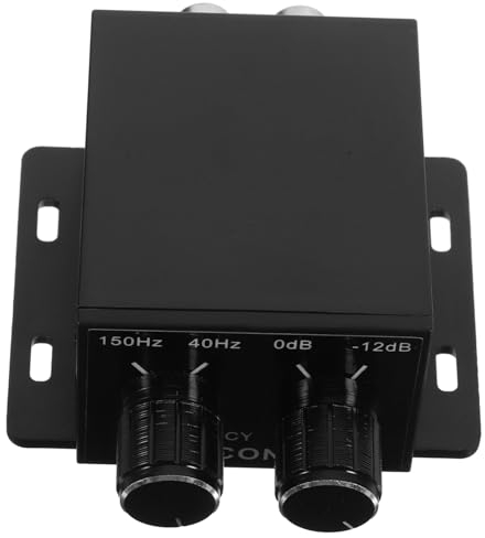 iplusmile Bassregler Für Auto Verstärker RCA Audio Potentiometer Verstellbar Tiefbass Für Fahrzeug Audiosystem