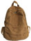 Ruarby Großer Schulrucksack, modisch, Leinen, Schultasche, Laptop-Rucksack für Damen und Herren, khaki